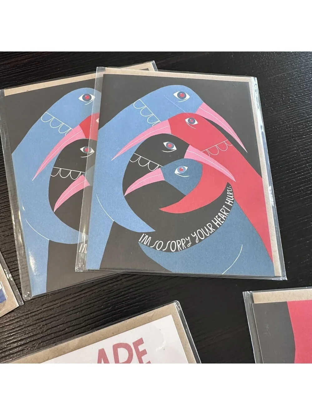 Lisa Congdon EM & Friends Greeting Card Lot of 9 Birthday Encouragement, New